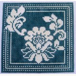 Coaster: Karen's Damask Coasters - Teal
