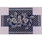 Brickcover: Karen's Navy Damask Brick Cover, 13ct