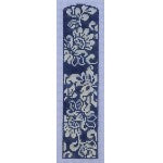 Bookmark: Blue Damask