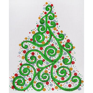 Christmas: Swirly Christmas Tree