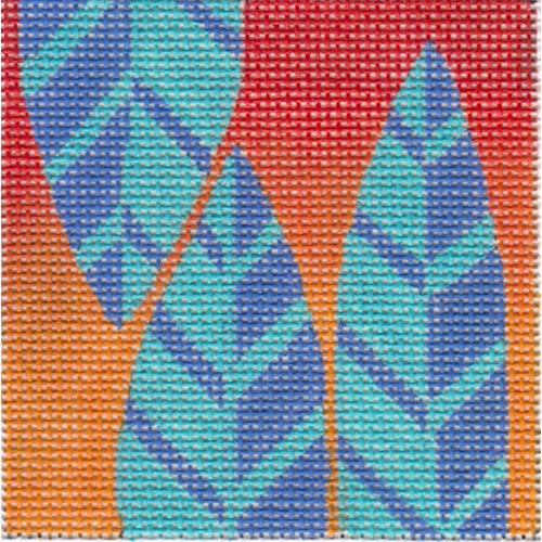 3 Blue Leaves