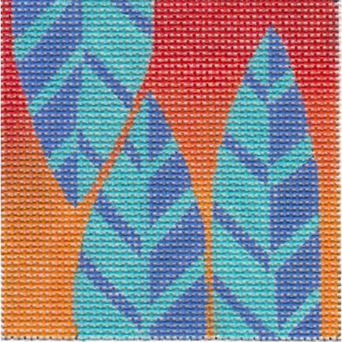 3 Blue Leaves