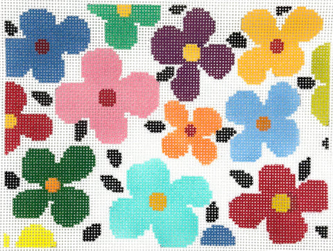 Clutch - Flower Power Rainbow
