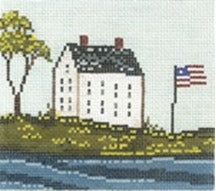 HOUSE With FLAG