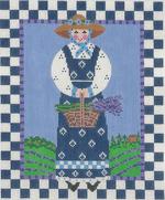 LAVENDER LADY/CHECK BORDER   13ct