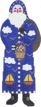 NANTUCKET SANTA Ornament.