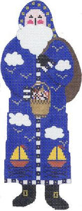NANTUCKET SANTA Ornament.