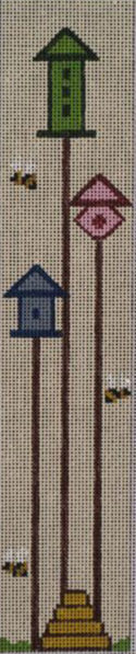 Bookmarks - Bee Skep and 3 Bird Houses