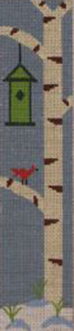 Bookmarks - Bird House in Birch Tree
