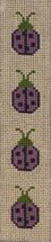 Bookmarks - Purple Ladybug