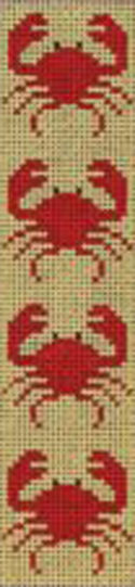 Bookmarks - Red Crabs on Yellow