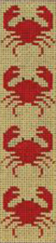 Bookmarks - Red Crabs on Yellow