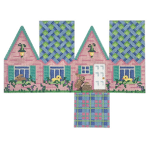 Cottage - Easter with Blue Lattice Roof
