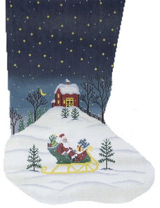 SLEIGH SOCK   13ct