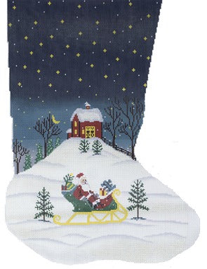 SLEIGH SOCK   13ct