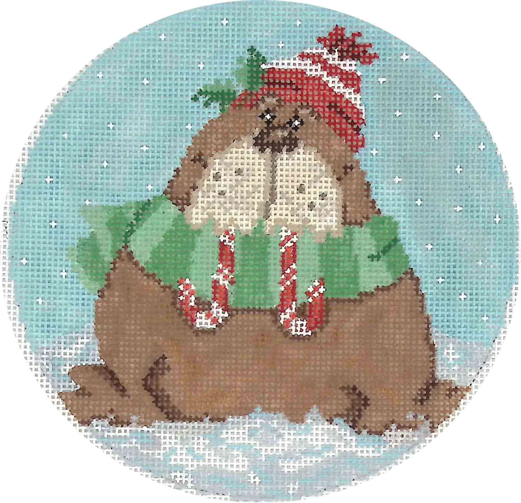 Ornament Round - Walrus