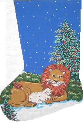 LION AND LAMB SOCK   13ct