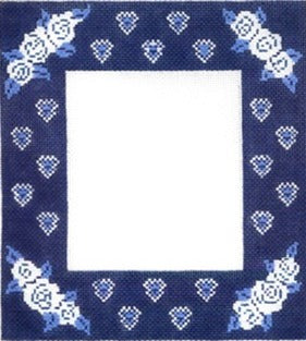 BLUE/WHITE FRAME