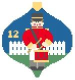 12 Days of Christmas Baubles - Twelve Drummers Drumming