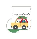 Mini Sock - Small - Jeep with Tree
