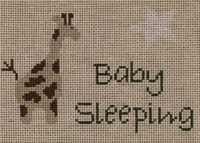 Baby - Baby Sleeping Giraffe-ecru
