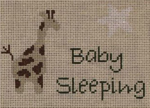 Baby - Baby Sleeping Giraffe-ecru