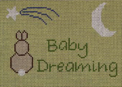Baby - Green Bunny - dreaming