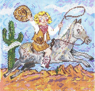 RIDE 'EM COWGIRL  13ct