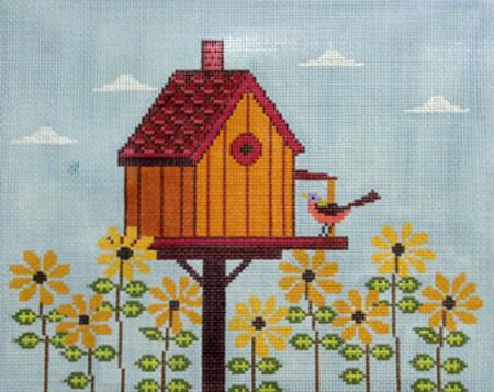 FALL BIRDHOUSE  13ct