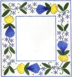 BLUE/YELLOW/WHITE FRAME