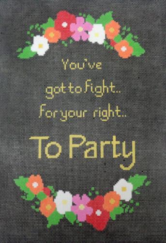 Sayings - FIGHT FOR YOUR RIGHT...   13ct