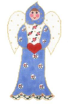 LB-ANGEL WITH HEART ORNAMENT