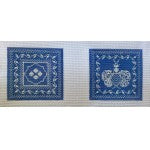 Coaster: Napoleon's Bee Wedgewod & White