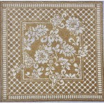 Pillow or Picture: Gold Damask Pillow 13 ct.