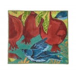 Pillow or Picture: Blue Bird with Pomegranates
