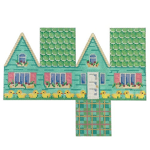 Cottage - Easter with Green Tile Roof