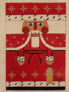 Nutcracker: Red and Gold Santa