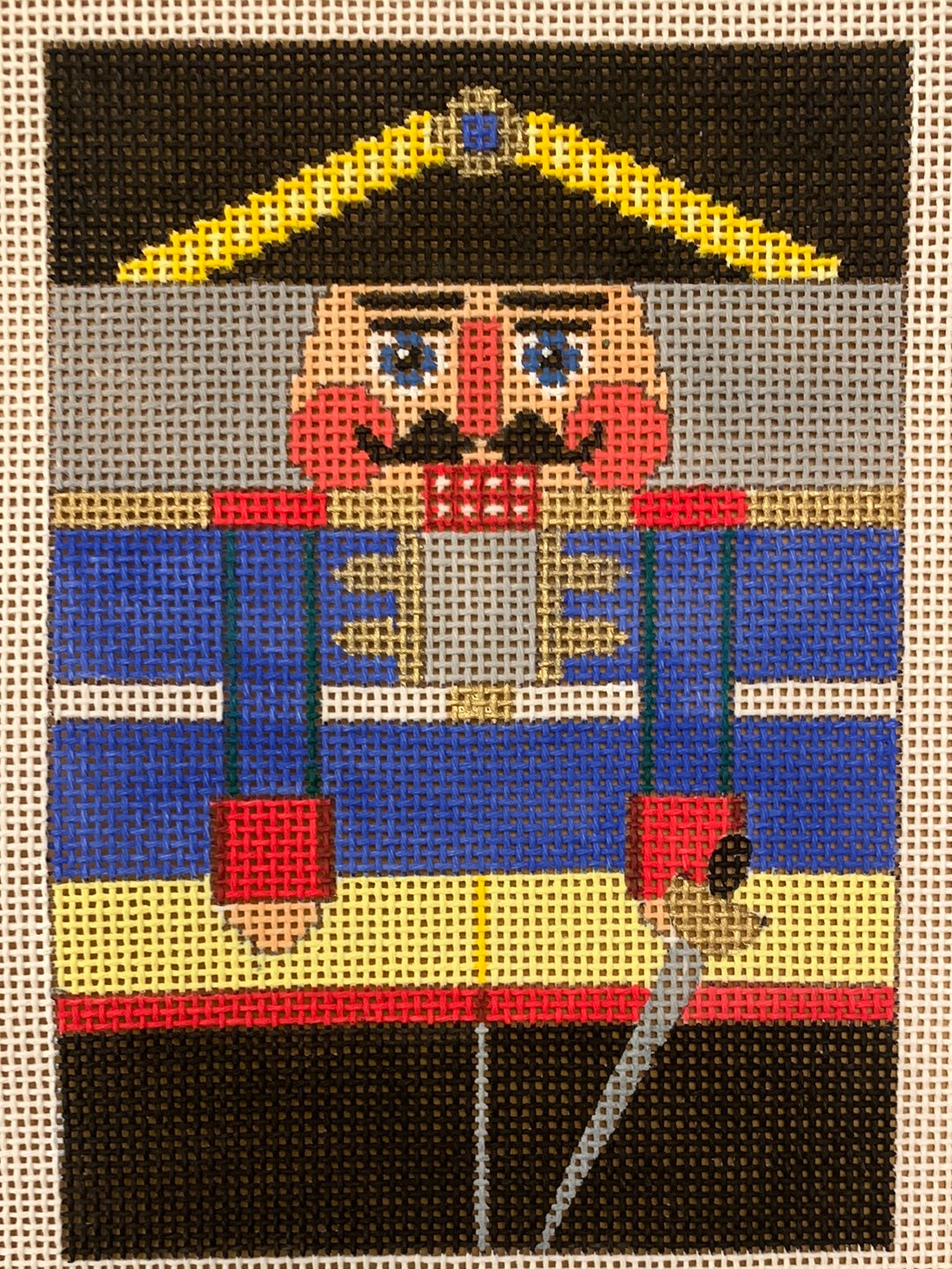 Nutcracker: Blue and Yellow King