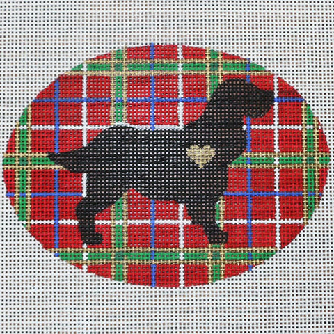 Plaid Silhouette Springer Spaniel