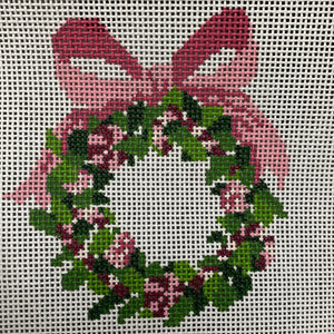 Wreath: Monogrammable, pink