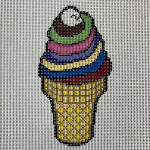 Rainbow Ice Cream Cone
