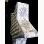 Gusset: Pine Bough & Star Gusset - Silver