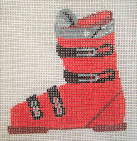 Ski Boot: Red