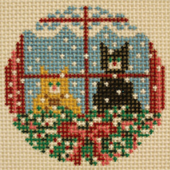 Christmas Cats Ornament (Round)