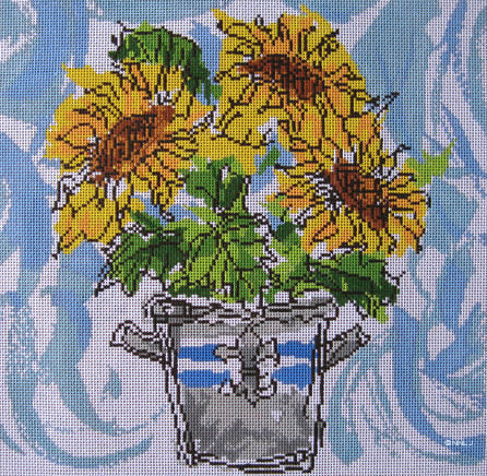 SUNFLOWER MORNING. 13ct