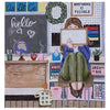 Teacher Stitching Girl