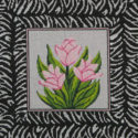 Pillow - Zebra Tulips