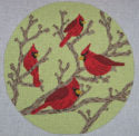 Pillow - Round Cardinal