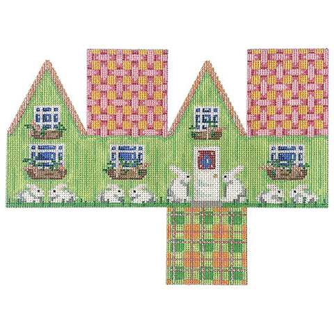 Cottage - Easter with Pink Lattice Roof