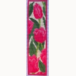 Bookmark: Pink Tulips